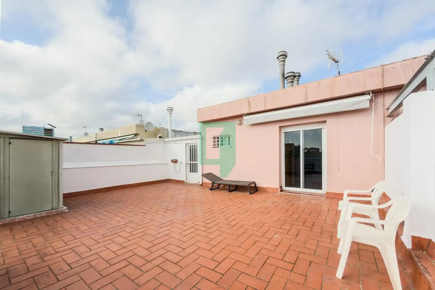 Terrasse von Maisonette zum Verkauf in Badalona mit Heizung und Terrasse