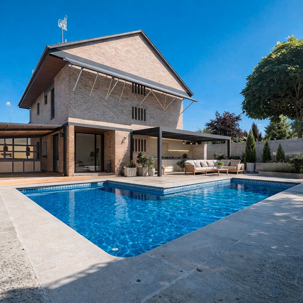 Swimming pool of House or chalet for sale in Las Rozas de Madrid  with Air Conditioner, Heating and Private garden