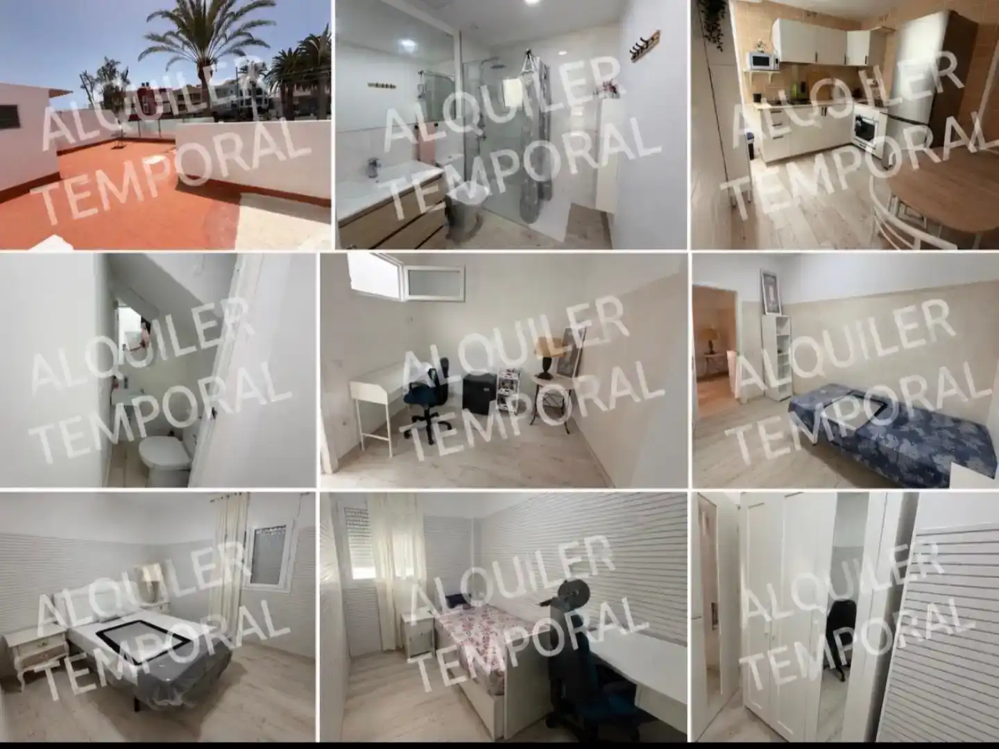 Dormitori de Casa adosada per a compartir en Puerto del Rosario amb Jardí privat, Parquet i Traster