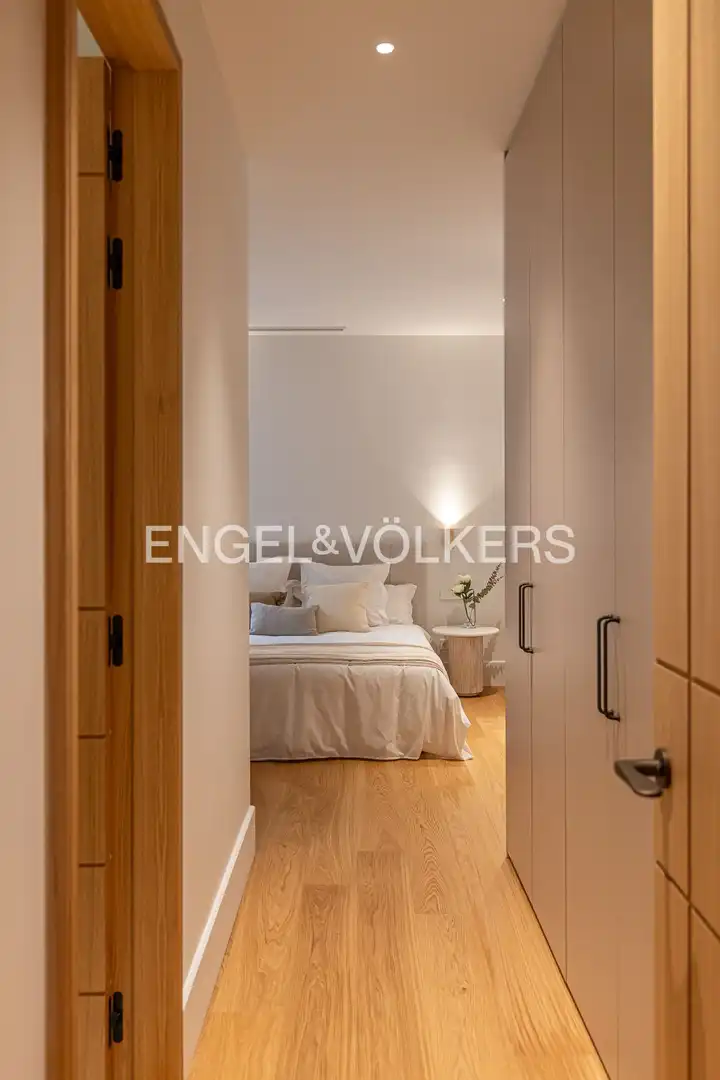Schlafzimmer von Wohnung zum Verkauf in Madrid mit Klimaanlage, Heizung und Terrasse