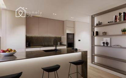 Kitchen of Flat for sale in  Madrid Capital  with Air Conditioner, Heating and Terrace