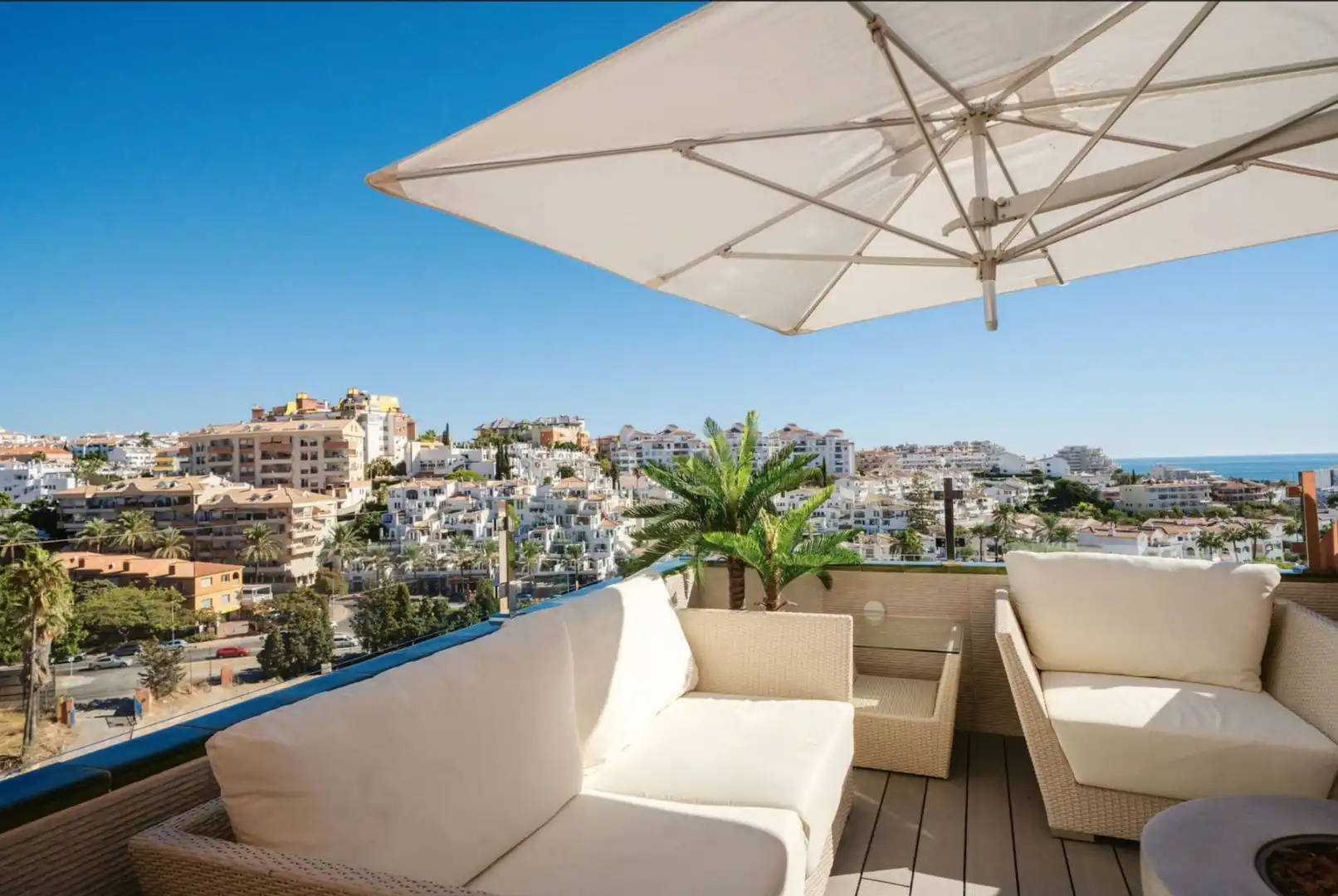 Terrace of Attic for sale in Benalmádena  with Air Conditioner, Heating and Terrace