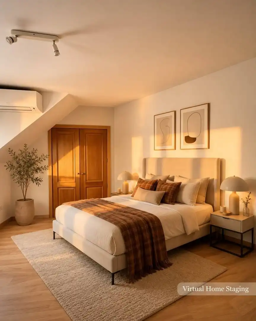 Habitación de Ático de alquiler en Madrid con Aire acondicionado, Calefacción y Terraza