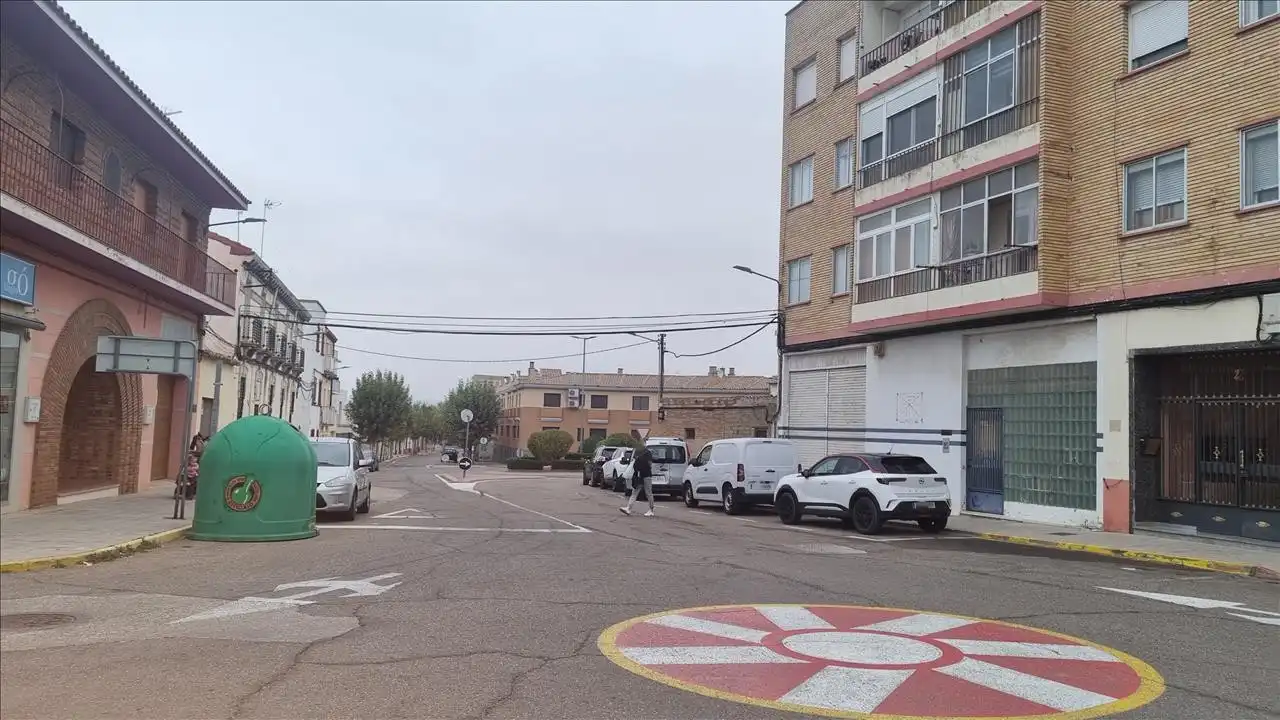 Vista exterior de Casa adosada en venta en Alagón