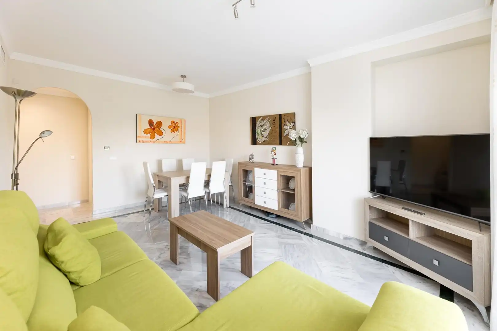 Living room of Flat for sale in Motril  with Air Conditioner, Private garden and Terrace