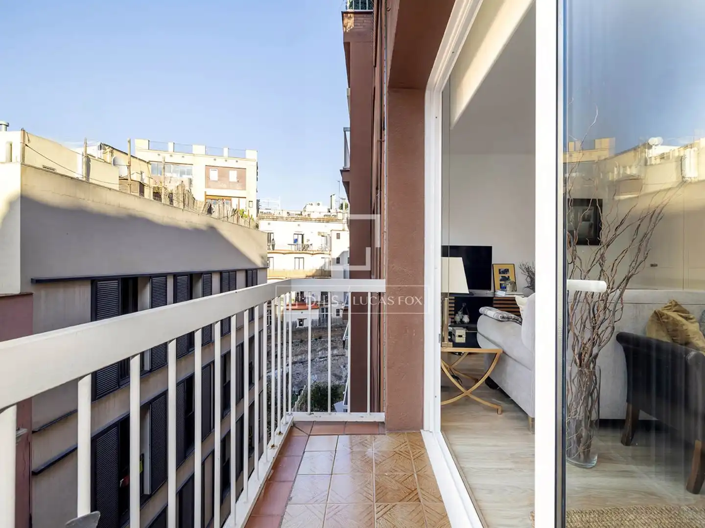Terrasse von Wohnung zum Verkauf in Barcelona mit Klimaanlage, Parkett und Terrasse