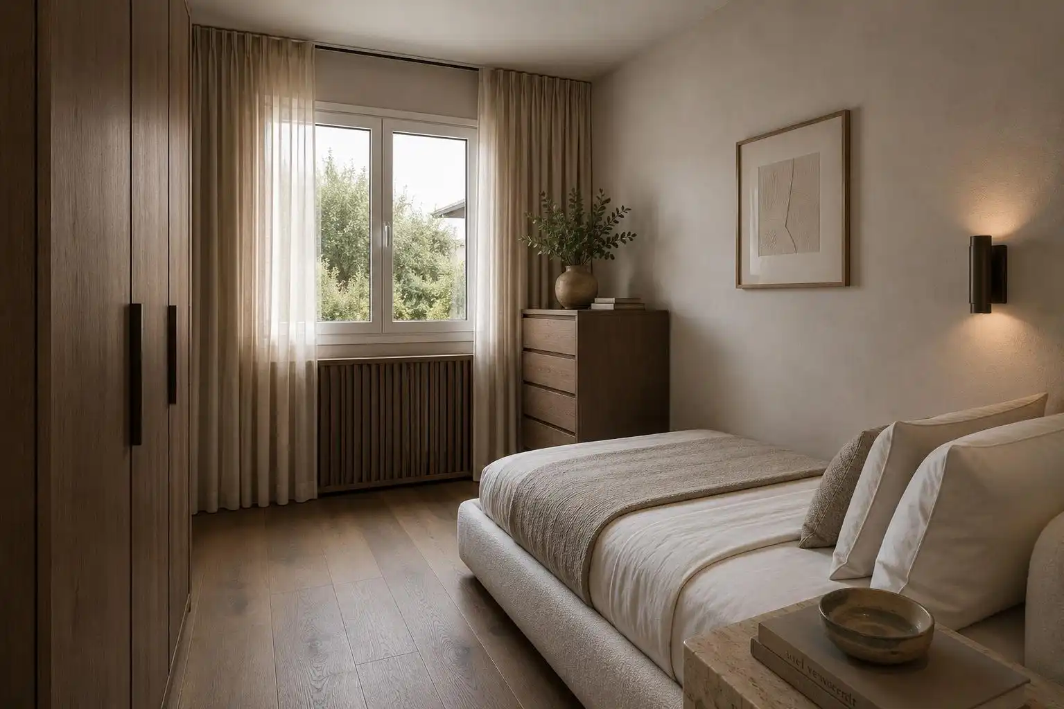 Bedroom of Houses for sale in Sant Just Desvern  with Air Conditioner, Heating and Private garden