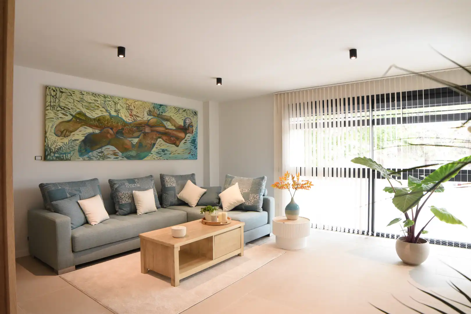 Sala de estar de Casa o chalet en venta en Ciutadella de Menorca con Aire acondicionado, Jardín privado y Terraza