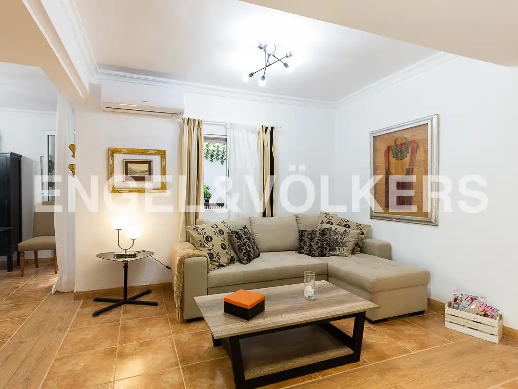Living room of Flat for rent in Valencia  with Air Conditioner, Heating and Terrace