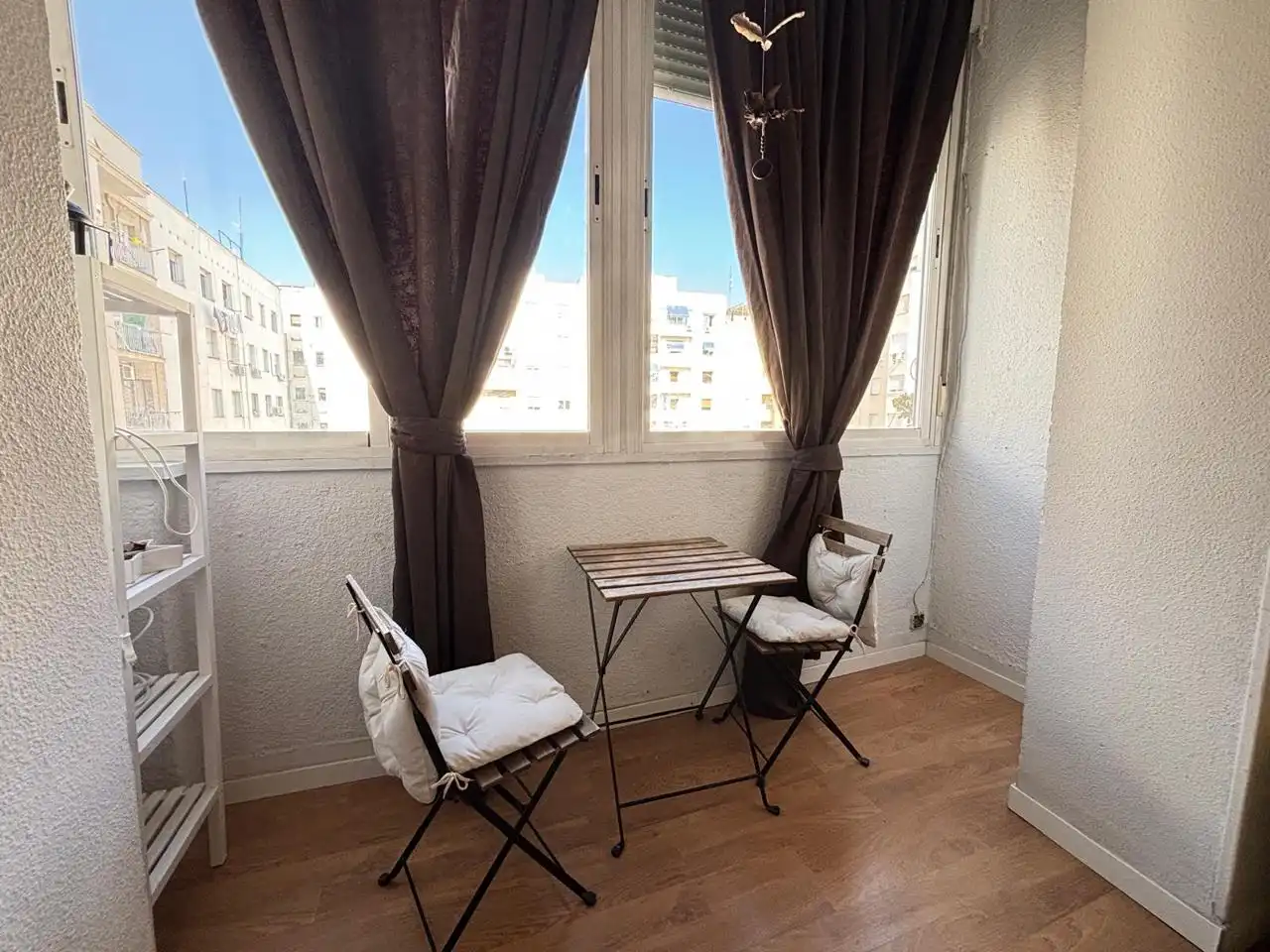 Balcony of Flat for rent in Madrid