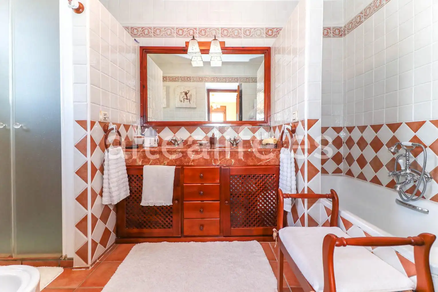 Baño de Casa o chalet en venta en La Nucia con Aire acondicionado, Calefacción y Jardín privado