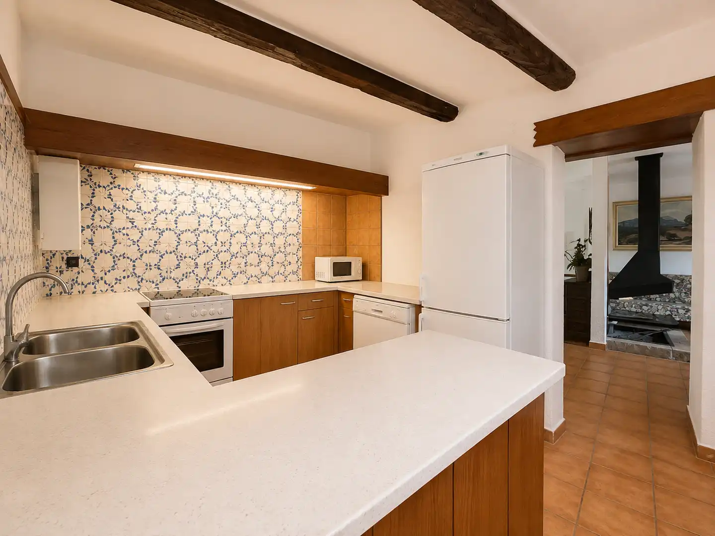 Cocina de Casa o chalet en venta en Mura con Calefacción, Trastero y Balcón