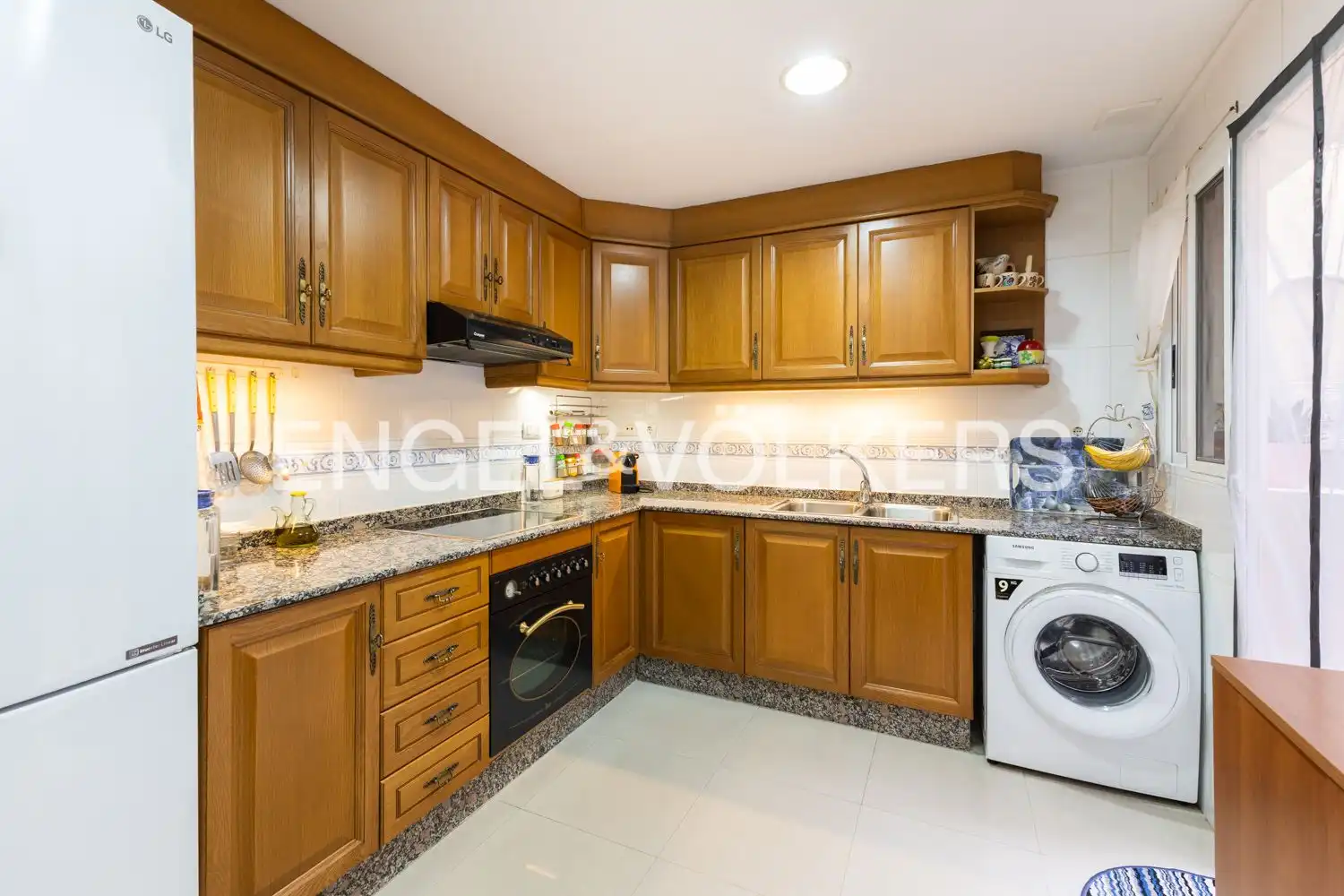 Cocina de Casa o chalet en venta en La Pobla de Farnals con Aire acondicionado, Calefacción y Parquet