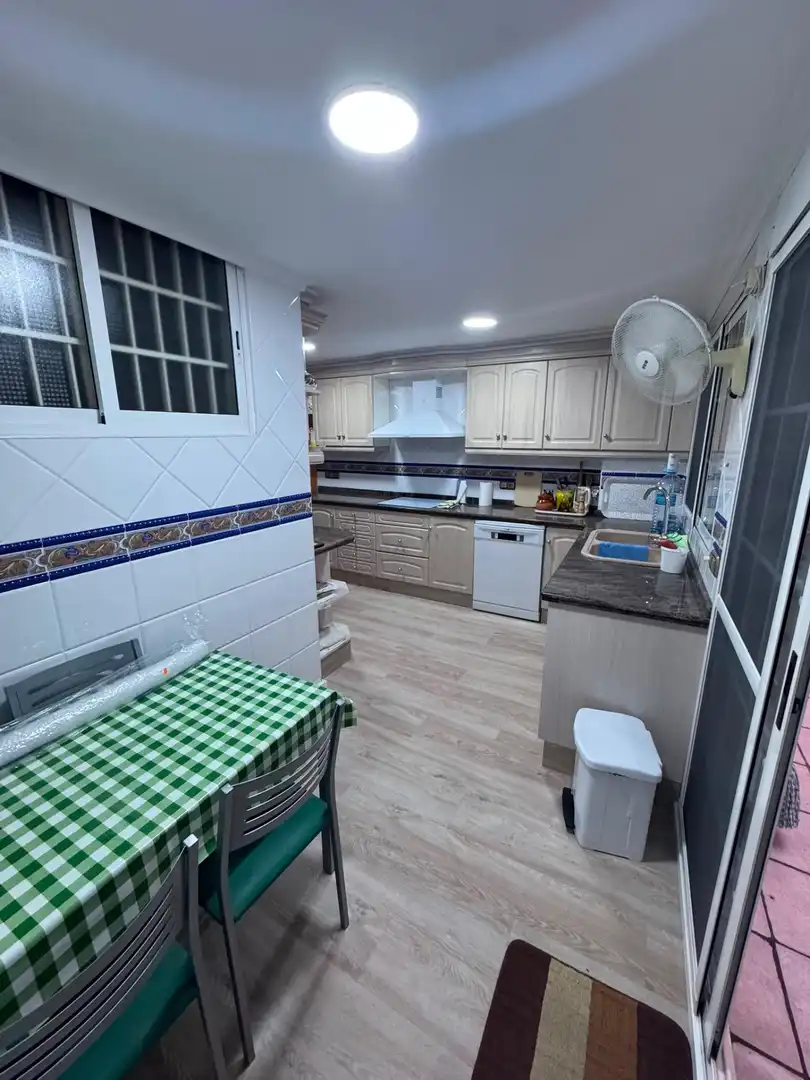 Kitchen of Flat for sale in Torrent  with Air Conditioner, Terrace and Furnished