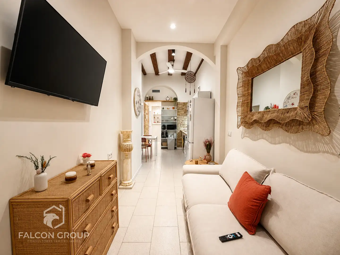 Sala d'estar de Local en venda en Vilanova i la Geltrú amb Aire condicionat, Calefacció i Parquet