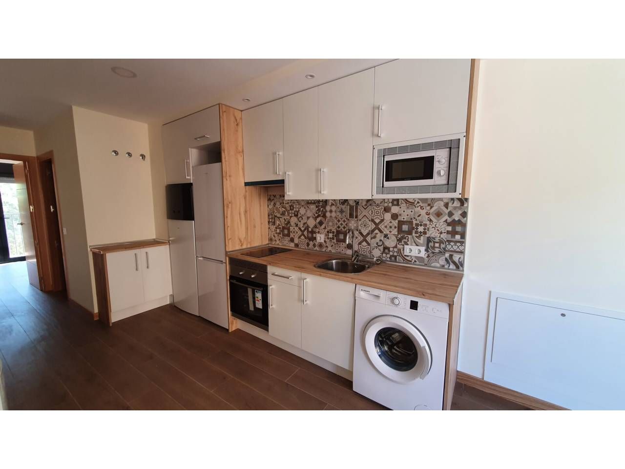 Cuina de Apartament de lloguer en Fuenlabrada amb Aire condicionat i Calefacció