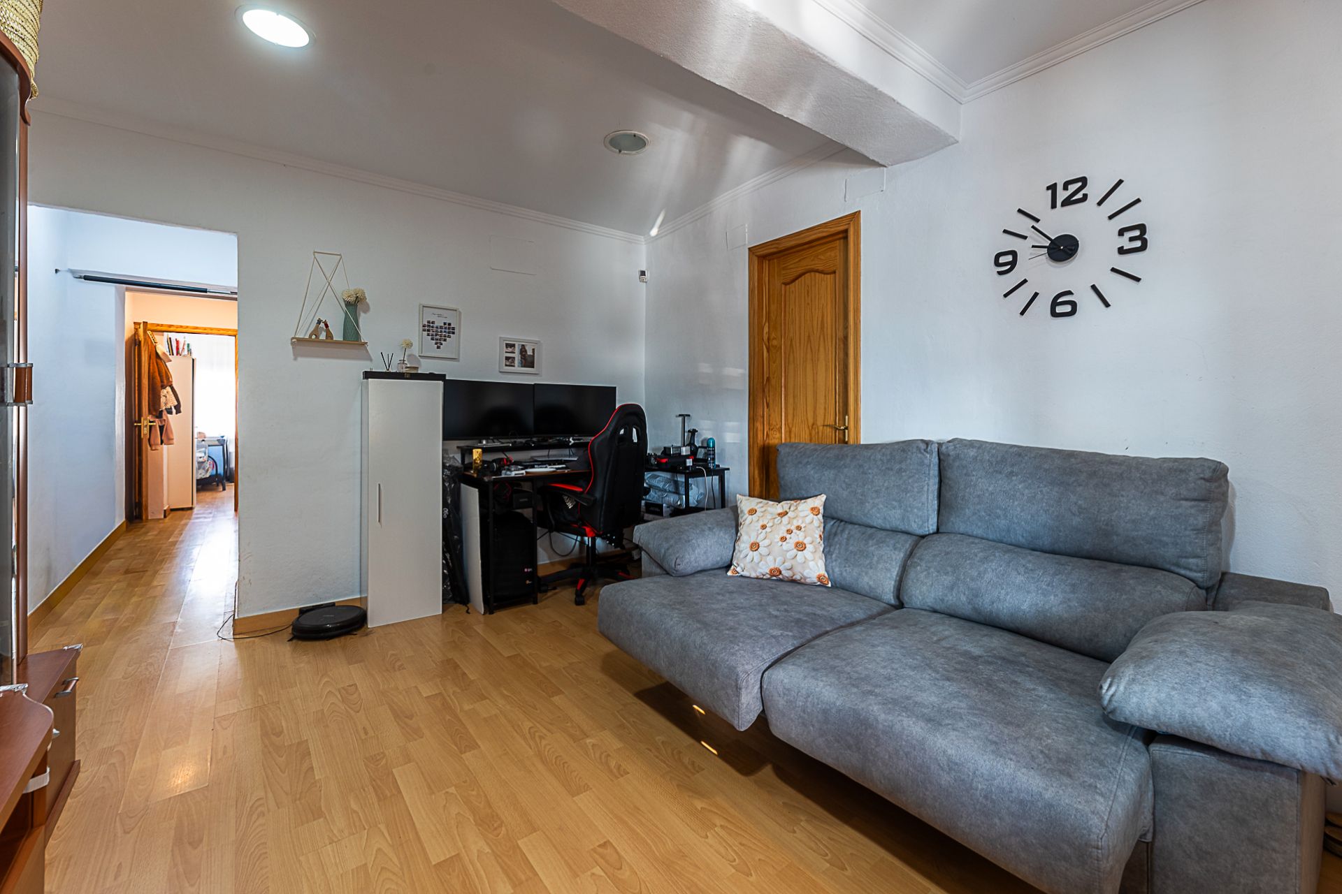 Sala d'estar de Àtic en venda en  Palma de Mallorca amb Aire condicionat, Parquet i Terrassa