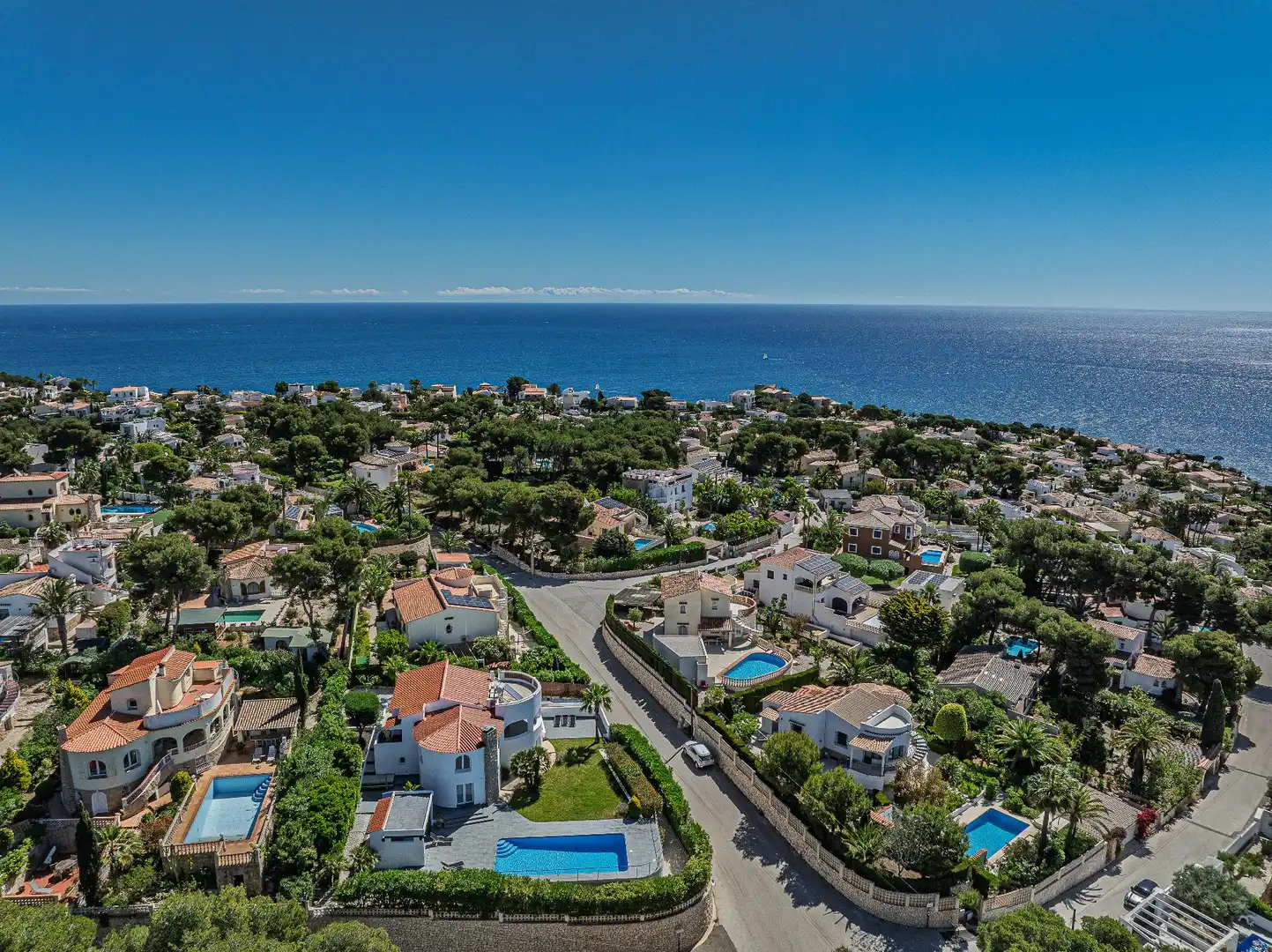 Exterior view of Houses for sale in Jávea / Xàbia  with Air Conditioner, Heating and Private garden