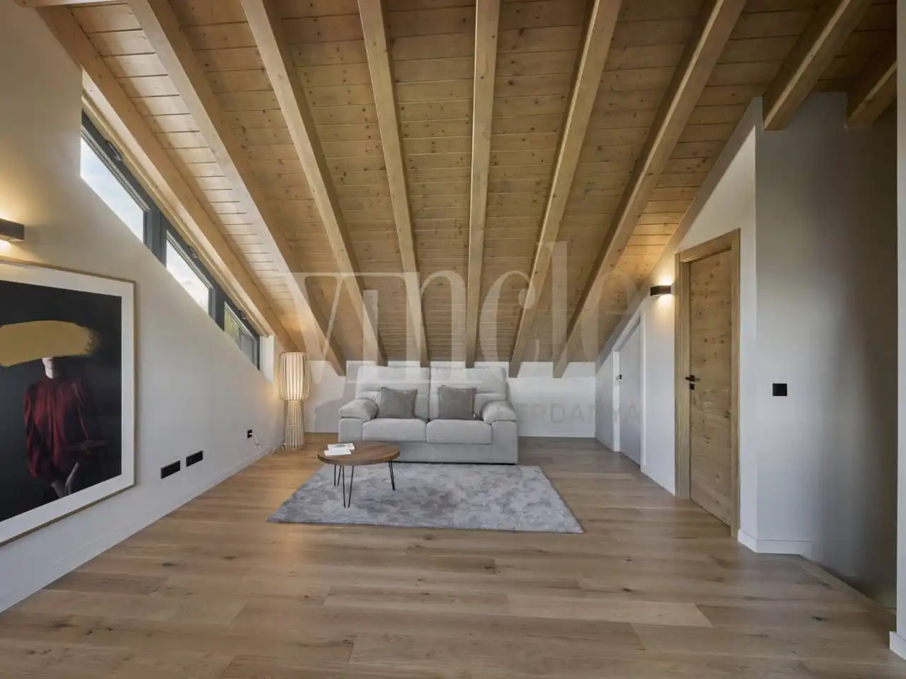 Living room of Houses for sale in Guils de Cerdanya  with Heating, Private garden and Parquet flooring