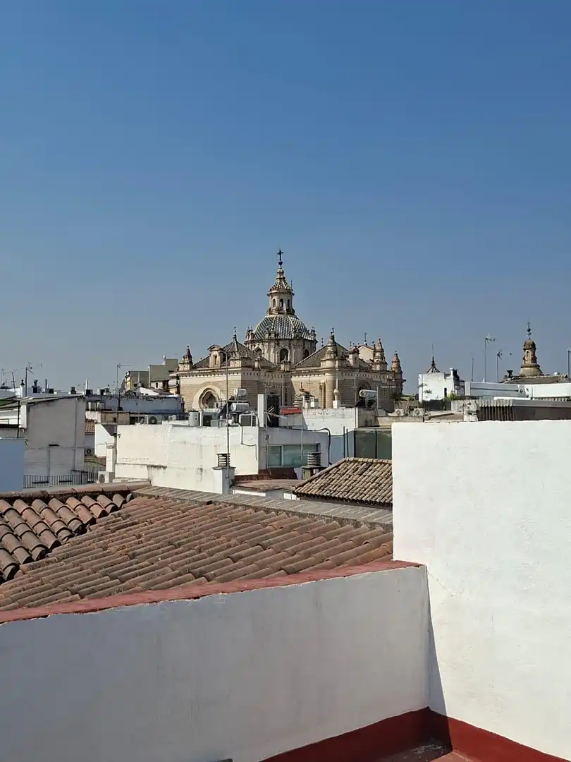 Vista exterior de Estudi en venda en Sevilla amb Aire condicionat