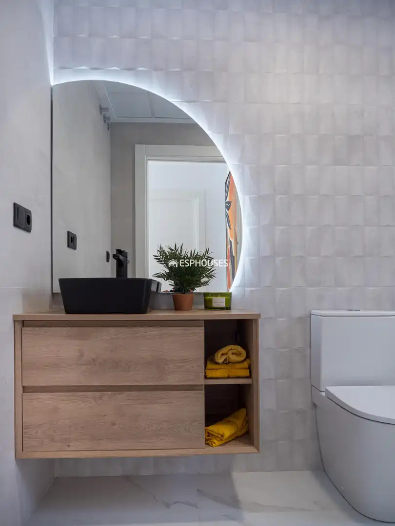 Baño de Casa adosada en venta en San Pedro del Pinatar con Aire acondicionado, Terraza y Piscina