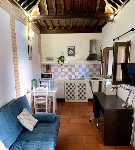 Kitchen of Loft to rent in  Granada Capital  with Heating, Furnished and Washing machine