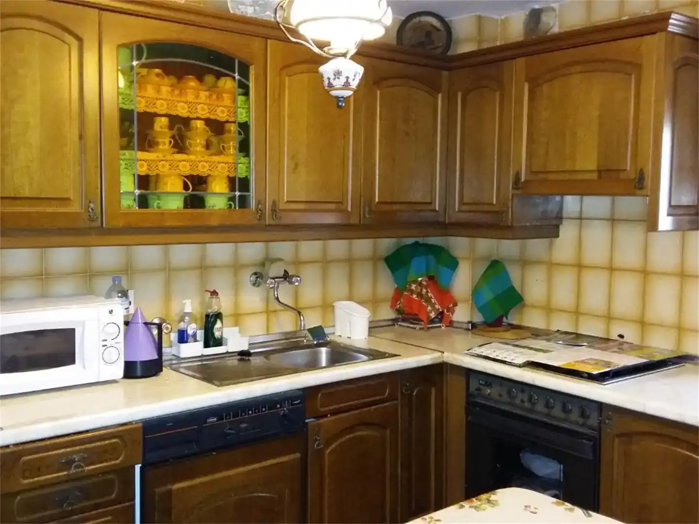 Kitchen of Flat for sale in Mecerreyes  with Parquet flooring, Furnished and Balcony