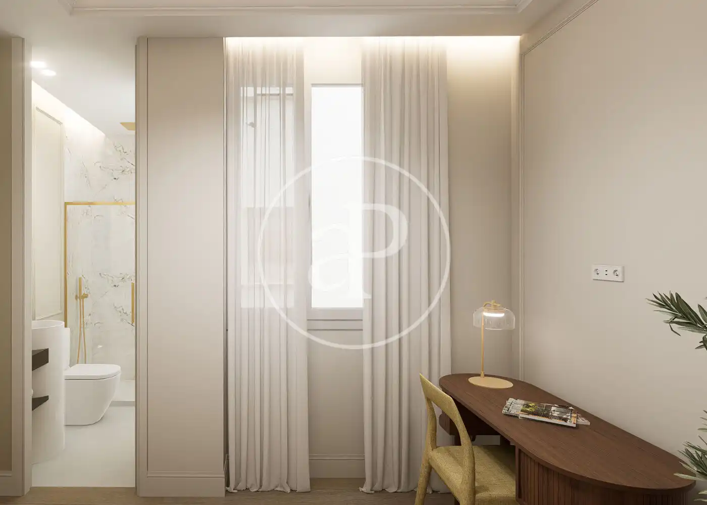 Bedroom of Flat for sale in Madrid  with Air Conditioner, Heating and Furnished