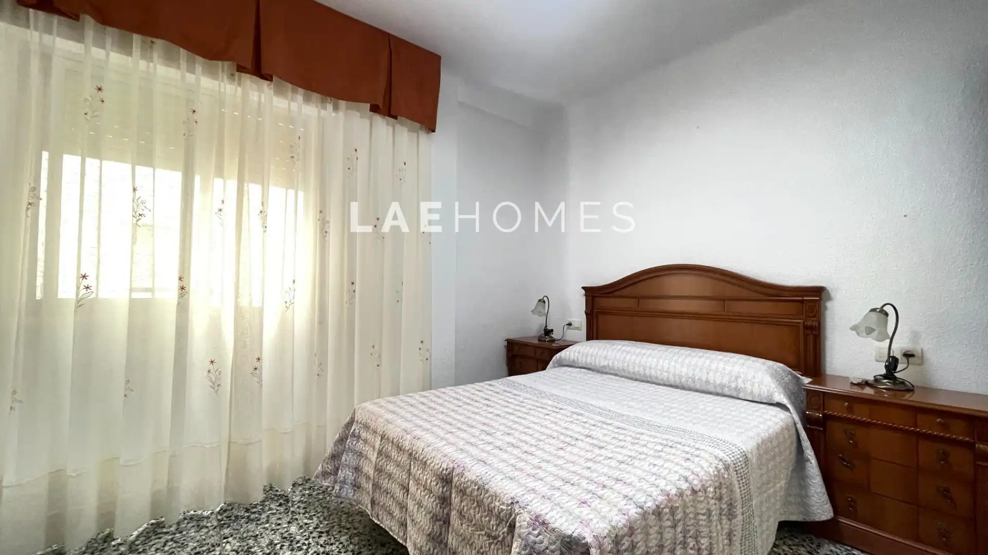 Schlafzimmer von Wohnung zur Miete in Málaga mit Klimaanlage, Heizung und Möbliert