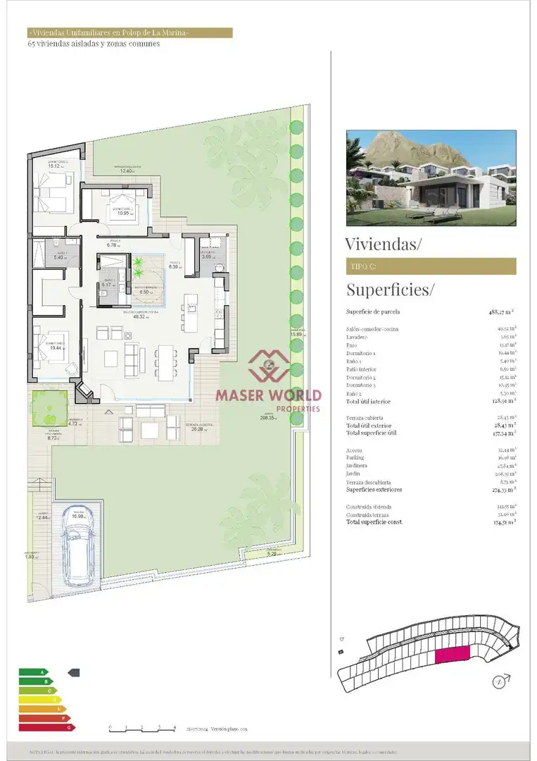 Detached house with garden for sale in Balcón de Ponoig - Polop Paradis - Polop Hills, imagen 12