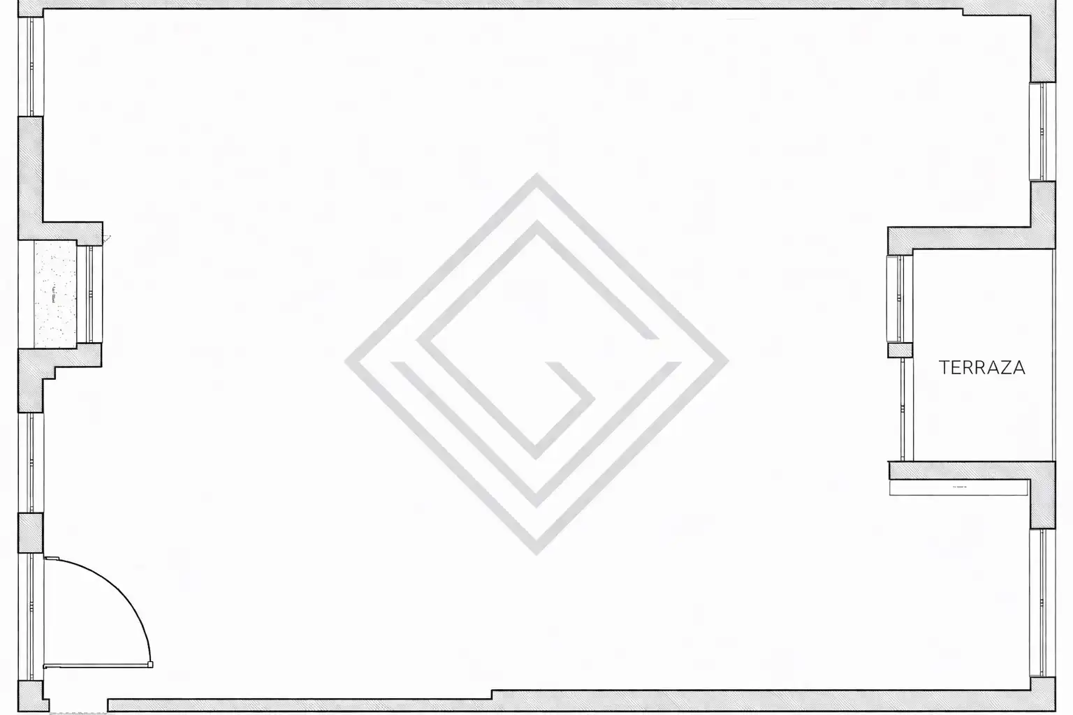 Bedroom of Flat for sale in  Madrid Capital  with Air Conditioner, Heating and Terrace