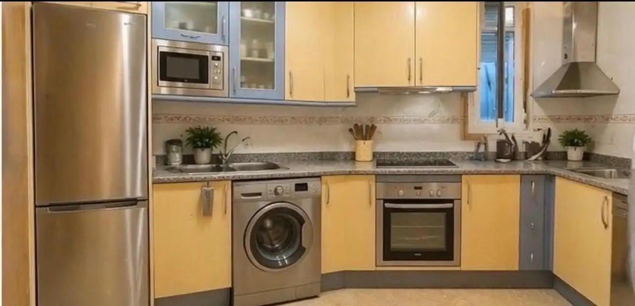 Kitchen of Flat for sale in Estepona  with Air Conditioner and Furnished