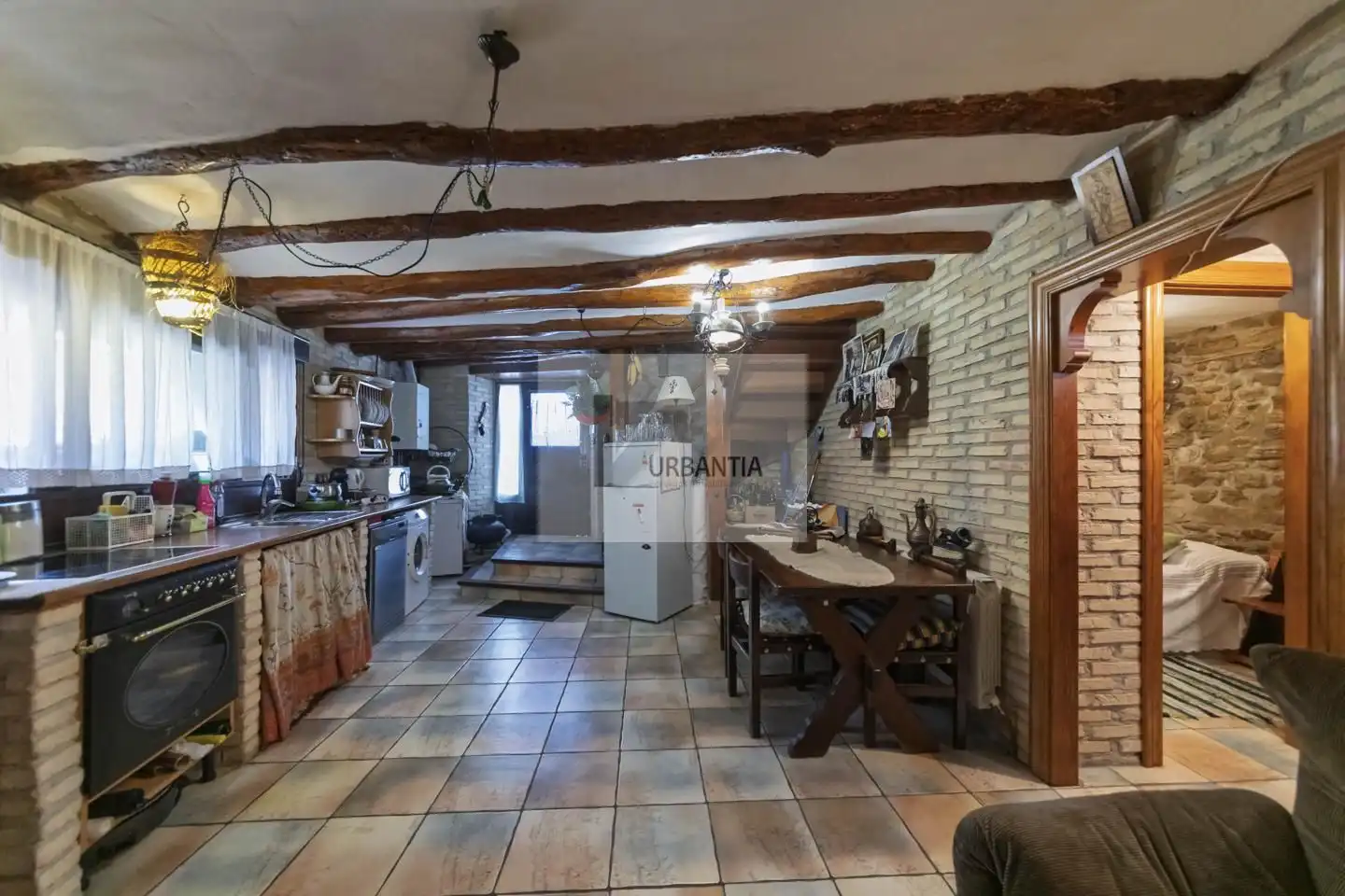 Cocina de Finca rústica en venta en Larraga con Calefacción