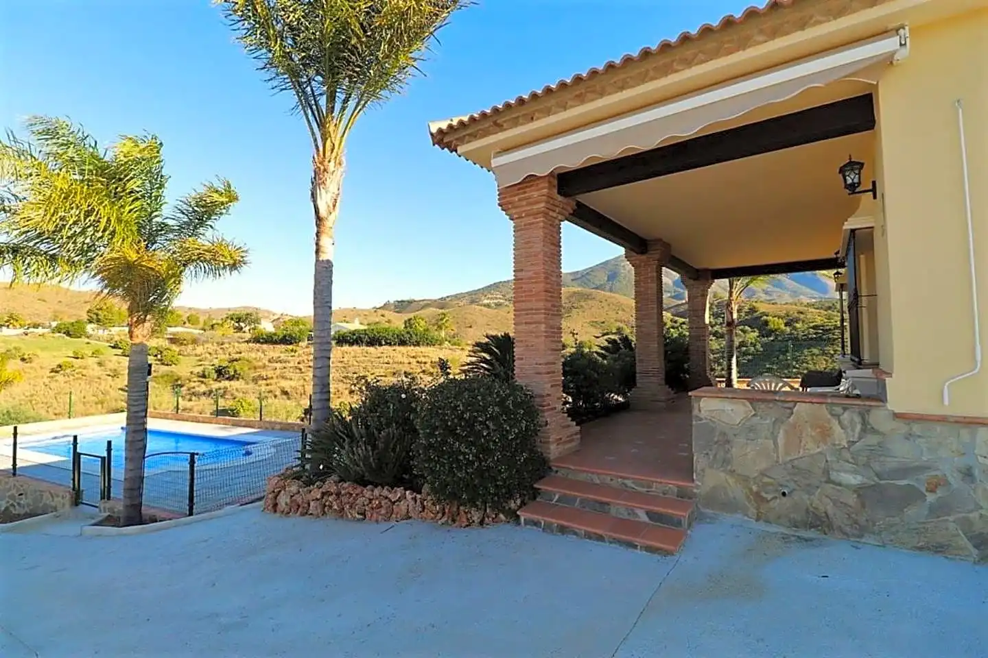 Terraza de Casa o chalet de alquiler en Mijas con Aire acondicionado, Jardín privado y Terraza