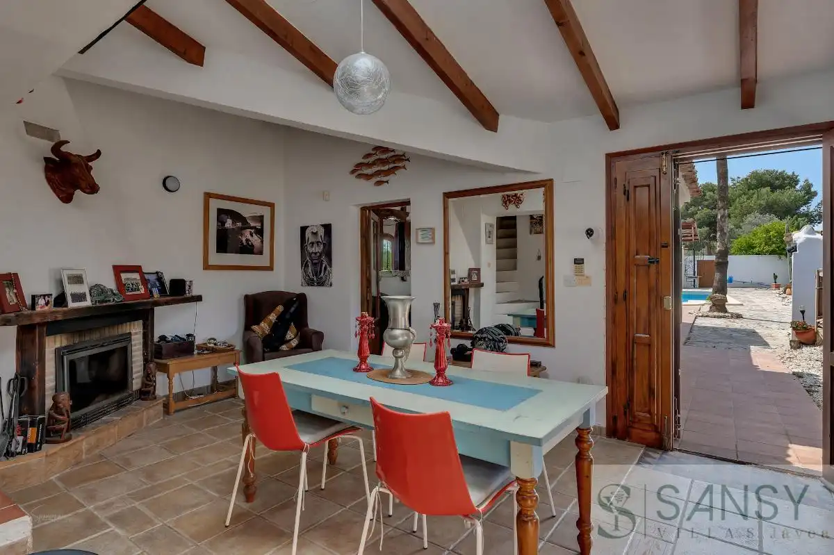 Dining room of Country homes for sale in Teulada  with Heating, Storage room and Swimming Pool