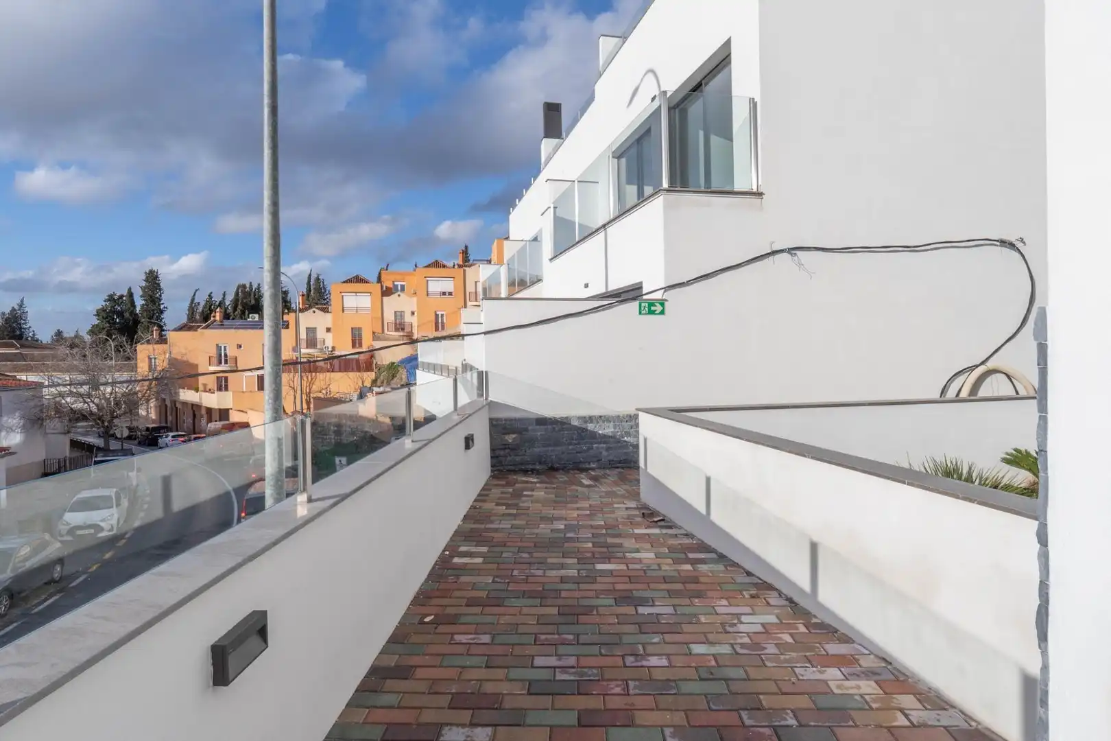 Terraza de Dúplex de alquiler en Granada con Aire acondicionado, Calefacción y Terraza