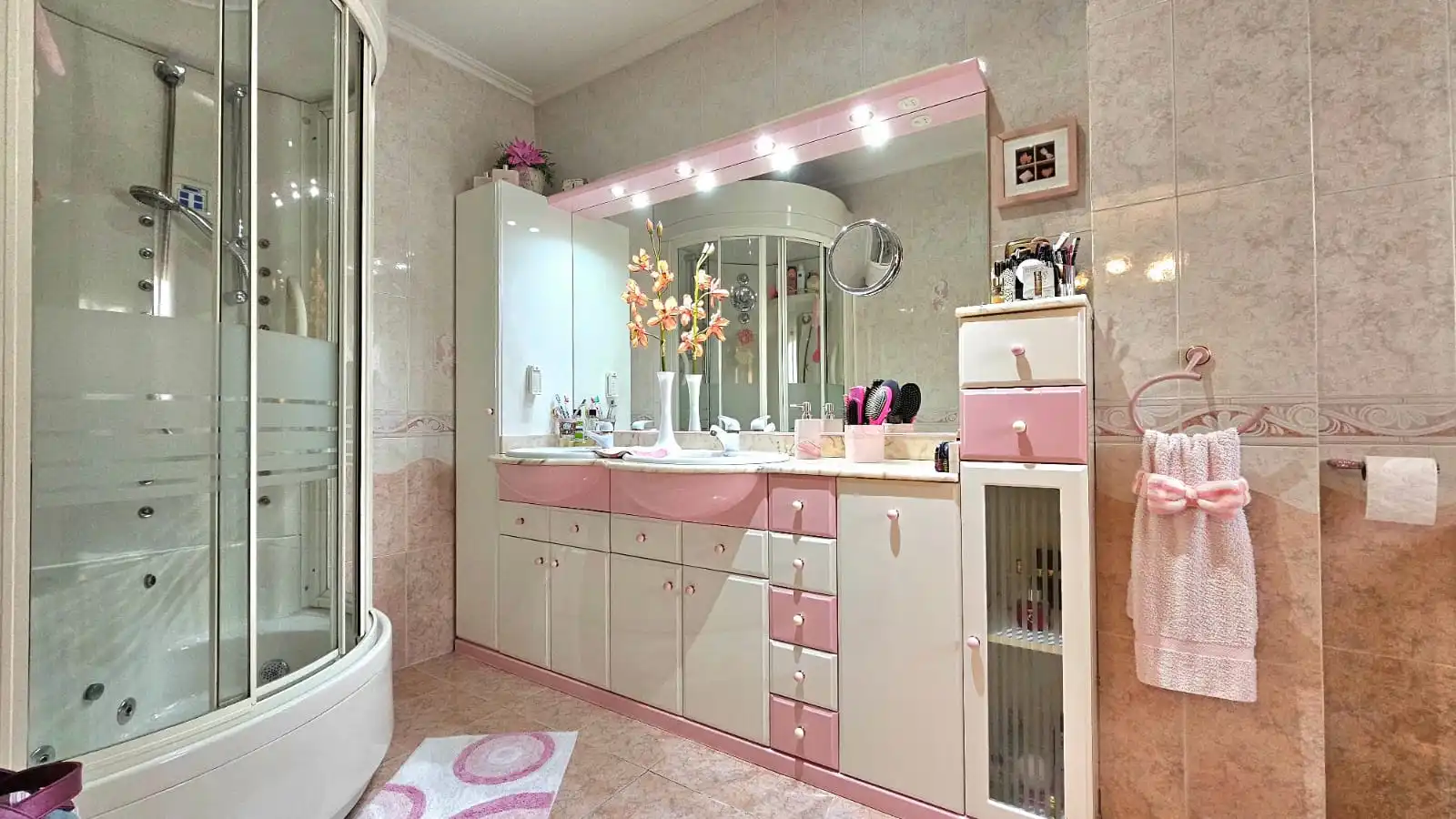 Baño de Casa adosada en venta en Torrejón de la Calzada con Aire acondicionado, Calefacción y Jardín privado