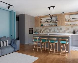 Kitchen of Apartment for sale in  Madrid Capital  with Air Conditioner, Heating and Balcony