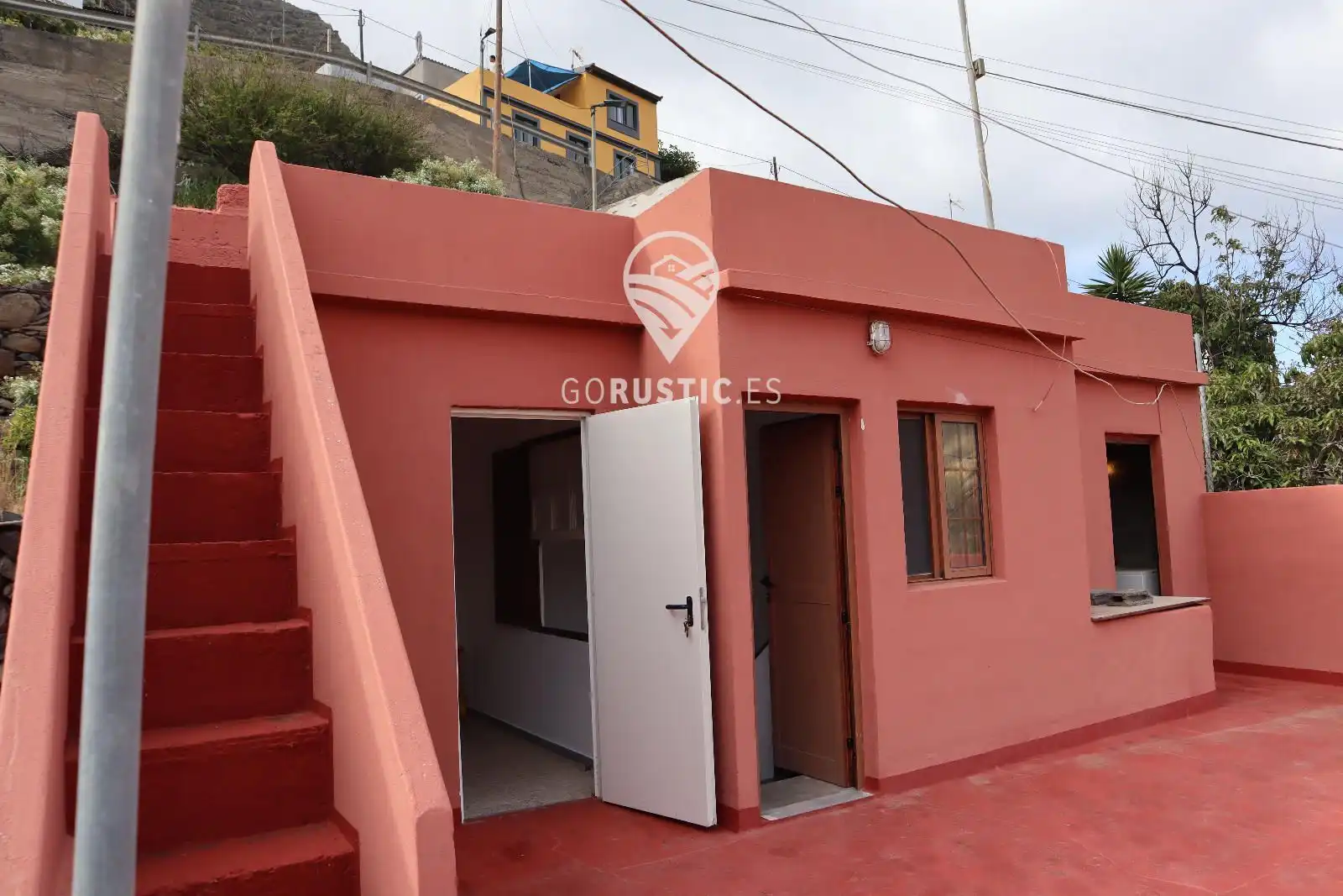 Vista exterior de Casa o chalet en venta en Hermigua con Amueblado