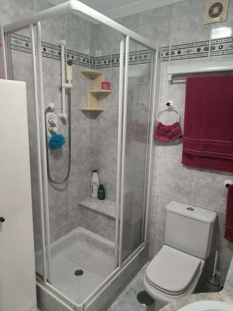 Baño de Apartamento de alquiler en Torrox con Piscina, Amueblado y Internet