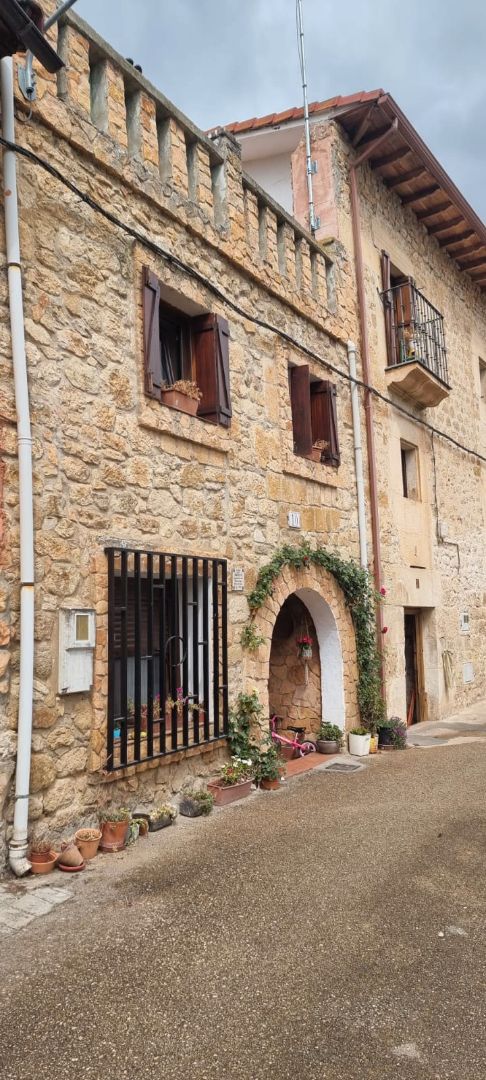 Exterior view of Country house for sale in Merindad de Valdivielso  with Terrace and Furnished