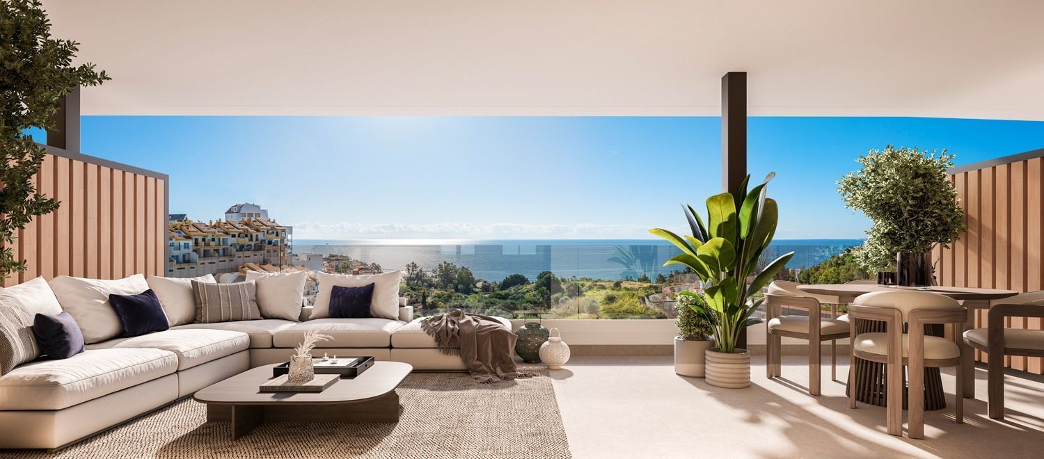 Terrace of Flat for sale in Benalmádena  with Air Conditioner, Terrace and Storage room