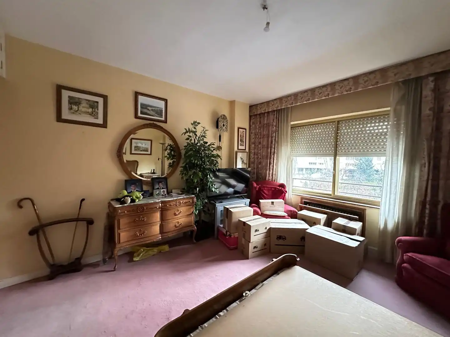 Bedroom of Flat for sale in Madrid  with Parquet flooring, Terrace and Storage room