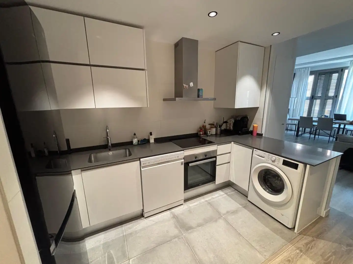 Küche von Wohnungen zur Miete in Valencia mit Klimaanlage, Heizung und Möbliert