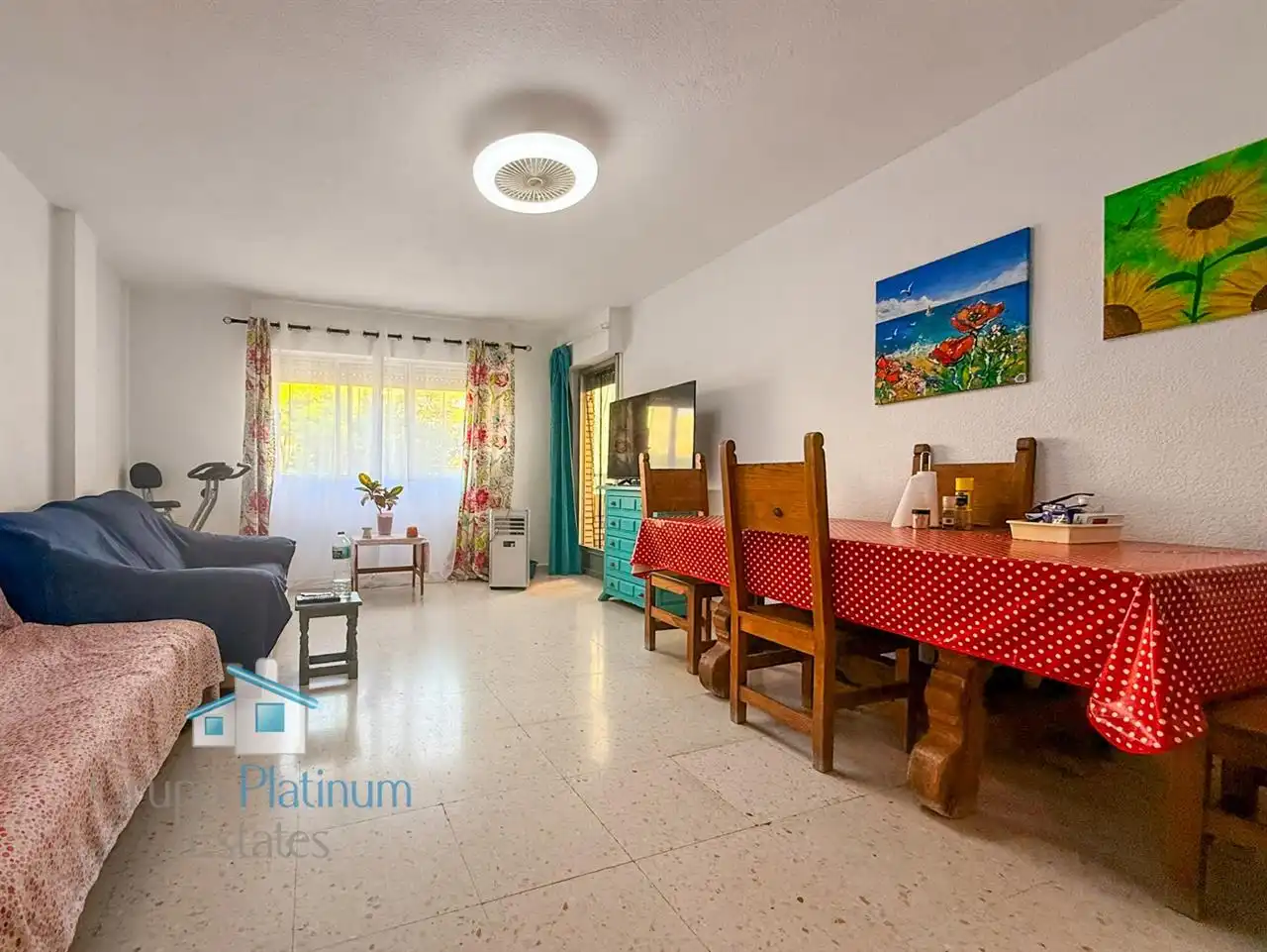 Sala de estar de Apartamento en venta en Vera con Terraza
