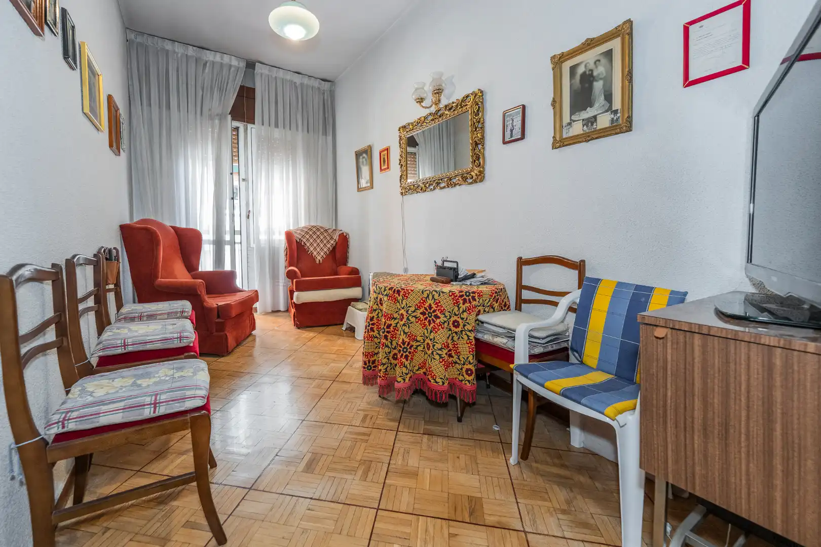 Sala d'estar de Pis en venda en Tetuán