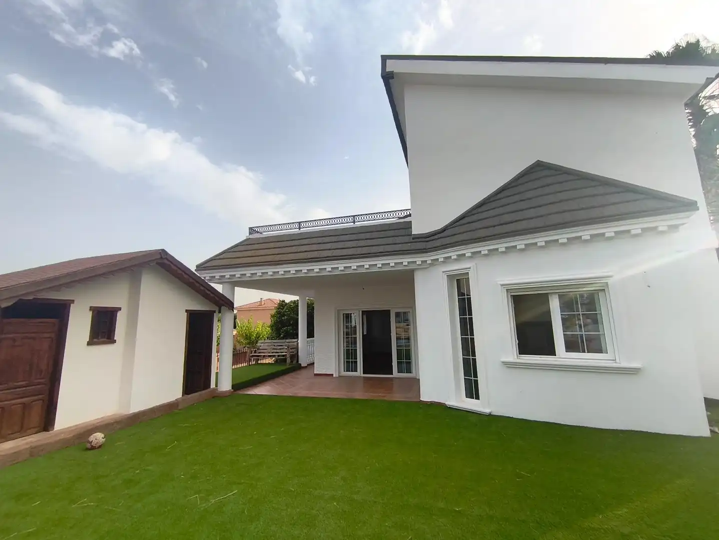 Vista exterior de Casa o chalet en venta en Molina de Segura con Calefacción, Jardín privado y Terraza
