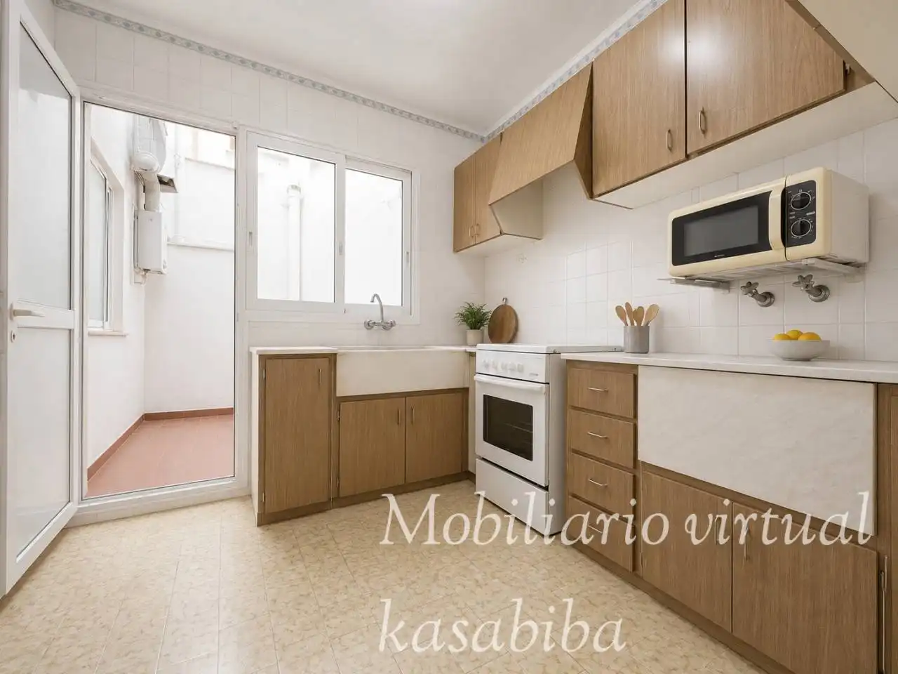 Cocina de Piso en venta en Valencia con Terraza y Balcón