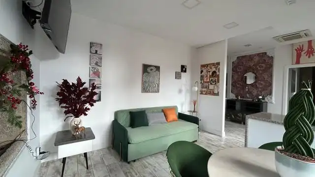 Sala de estar de Apartamento de alquiler en Santiago de Compostela  con Terraza, Amueblado y Horno