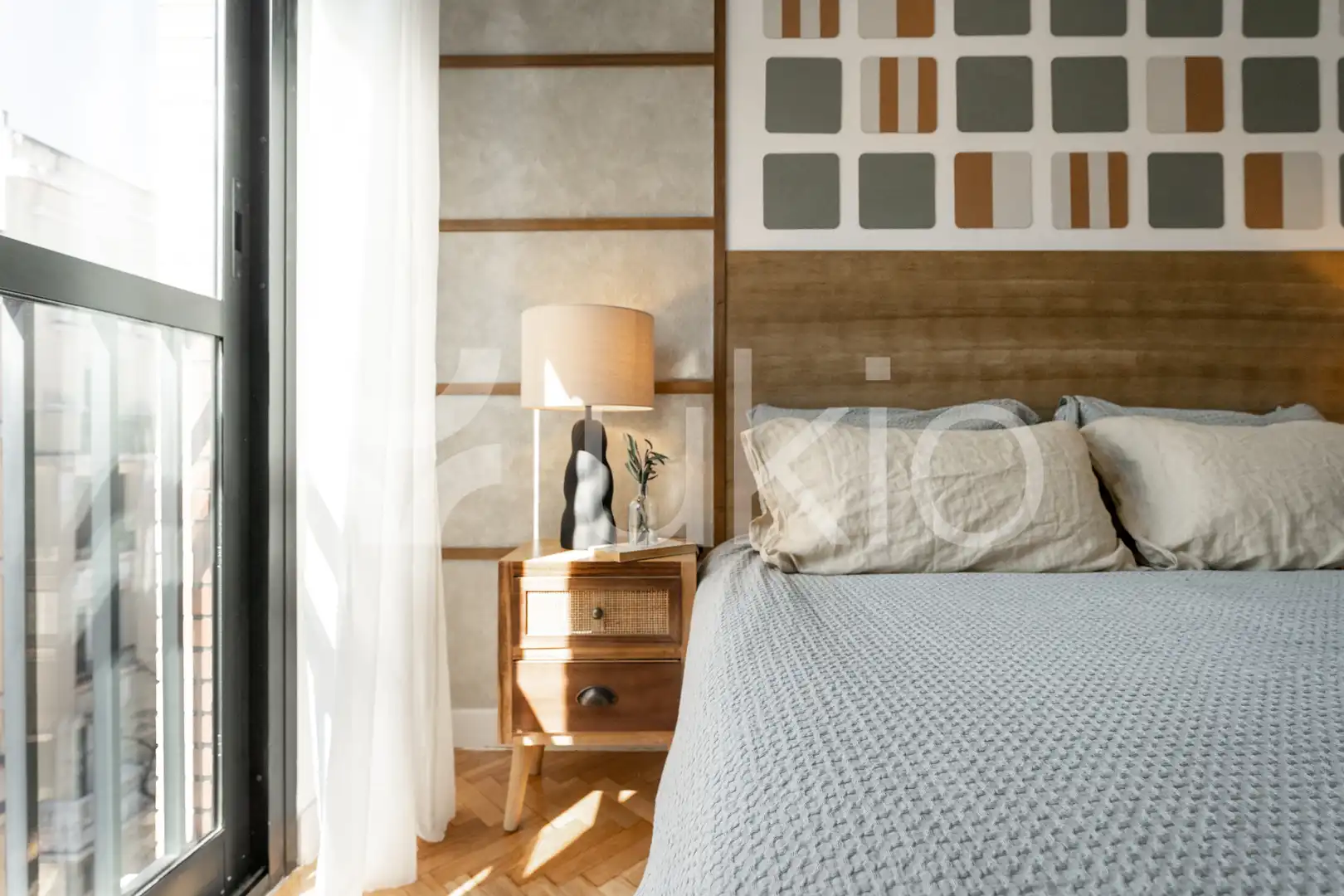 Bedroom of Apartments for rent in Madrid  with Air Conditioner, Heating and Furnished